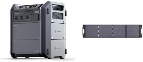 Segway Portable Power Station Cube 2000 with 2048Wh Battery and 200W Solar Panel Charger
