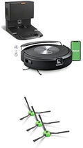 Bundle of iRobot Roomba Combo j7+ Self-Emptying Robot Vacuum & Mop w/iRobot Roomba Authentic Replacement Parts - e, i, & j Series Edge-Sweeping Brush 3-Pack