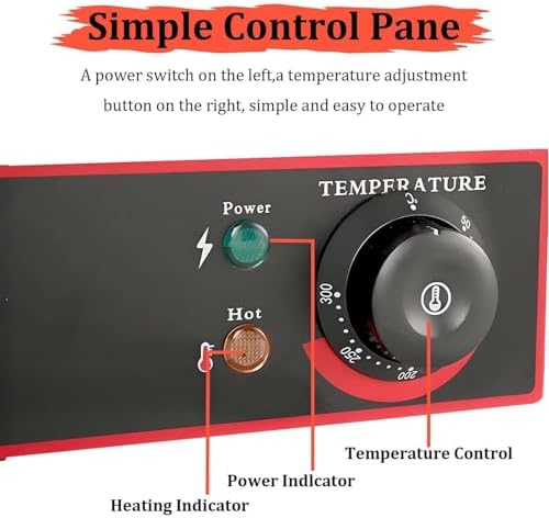 Commercial Shawarma Rotisserie Machine - 2-Burner Doner Kebab Grill, 360° Rotating Broiler, Adjustable Temperature for BBQ Parties, Home & Restaurant Use (Gas 2800P)