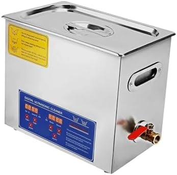 2L Ultrasonic Cleaner with Digital Timer - Stainless Steel Ultrasonic Cleaning Machine for Jewelry, Glasses, Watches & Bathroom Accessories - High-Efficiency Cleaning for Home & Professional Use