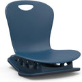 Virco ZFLROCK18 Floor Rocker Chair (10 Chairs) ZUMA Series 18' Shell for Students 3rd Grade - Adult, Comfortable Rocking Seating Option for Schools and Classrooms - Navy