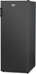 BLACK+DECKER 10 Cu. Ft. Upright Freezer, Stand Up Freezer with Mechanical Temperature Control, Freezer Upright with 3 Shelves and 4 Door Bins, Manual Defrost, R600a Refrigerant, BUF1000LB, Black