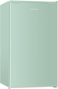 BANGSON Mini Fridge with Freezer, 3.2Cu.Ft, Single Door Small Refrigerator, Energy-efficient, Low Noise, Mini fridge for Bedroom Dorm and Office, Green
