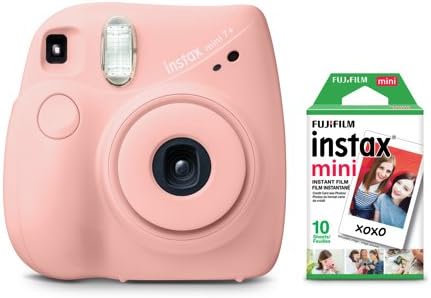 FujiFilm Instax Mini 7+ Pink Bundle (10 Film Pack)