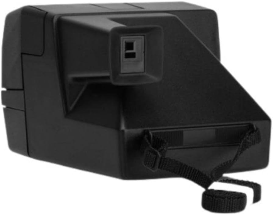 Polaroid 600 Model 640 Instant Film Camera (Black) with 8 Instant Photographs
