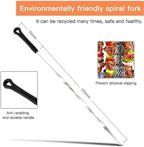 Smokeless Electric Vertical Rotating Barbecue Grill - Automatic Rotisserie for Kebab, Skewers & Roasting, Perfect for Home Parties & Gatherings (Size: 230mm)