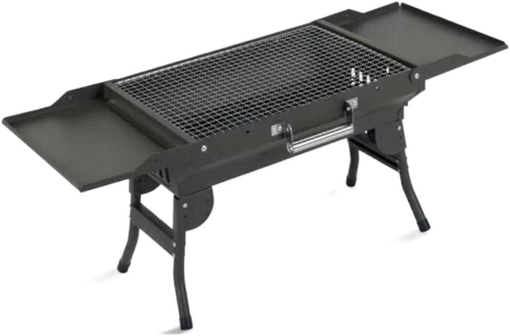 Portable Charcoal Grill Portable Charcoal BBQ Grill Collapsible Portable Grill Camping Outdoor Cooking Tools Portable Grill BBQ Grill for Outdoor(Green)