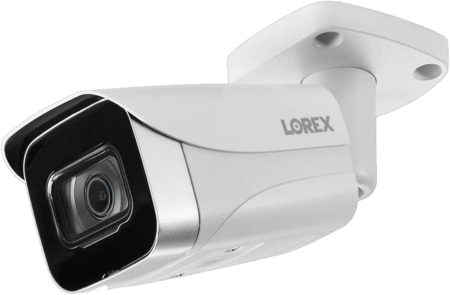 Lorex Fusion 4K Security Camera System w/ 2TB NVR - 8 Channel PoE Wired Home Security System w/ 4 Metal Cameras - Motion Detection, Color Night Vision, Weatherproof Outdoor Surveillance