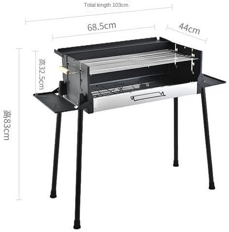 Portable Charcoal Grill Charcoal Grill Outdoor Grill Smoker Grill Perfect for Camping Picnics Backyard BBQs BBQ Grill for Outdoor
