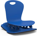 Virco ZFLROCK15 Floor Rocker Chair (2 Chairs) ZUMA Series 15' Shell for Students Kindergarten - 2nd Grade, Comfortable Rocking Seating Option for Schools and Classrooms - Cobalt Blue