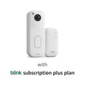 Blink Video Doorbell with 1-Year Subscription – Head-to-toe HD view, two-year battery, Sync Module Core included – System (White)