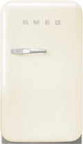 Smeg FAB5 Retro Mini Fridge – 50s Style Compact Small Refrigerator, 1.2 cu ft, Automatic Defrost, LED Lighting, Adjustable Shelves– Made in Italy – Perfect for Home, Dorm, Office, Hotel -Cream