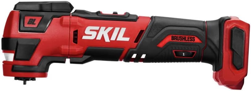 SKIL PWR CORE 12 Brushless 12V 5-Tool Compact Combo Kit Includes Two 2.0Ah Battery and Charger - CB8368A-20,Red