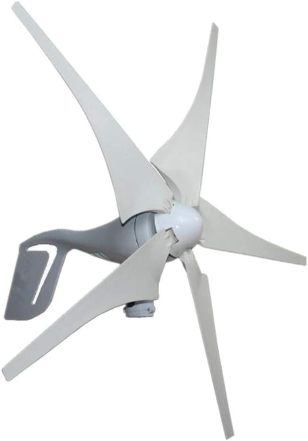 1000 Watts Solar Panel Wind Turbine Hybrid Kit: 6 pcs 100W Solar Panel +400W Wind Turbine Generator for Home House 12V 24V Battery