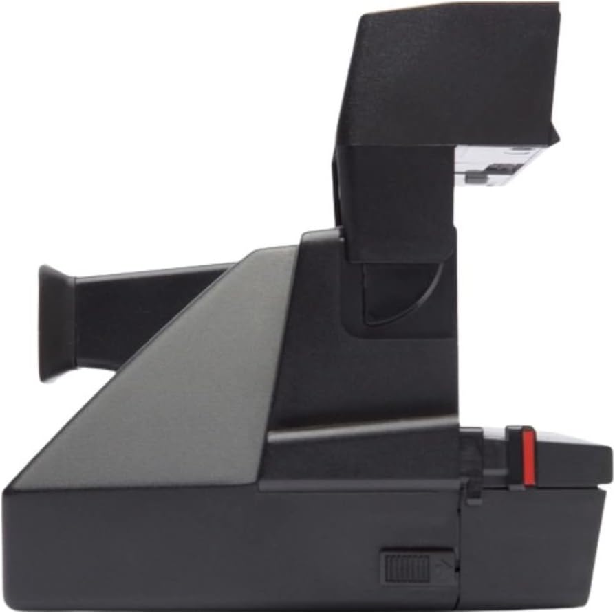 Polaroid 600 Model 640 Instant Film Camera (Black) with 8 Instant Photographs