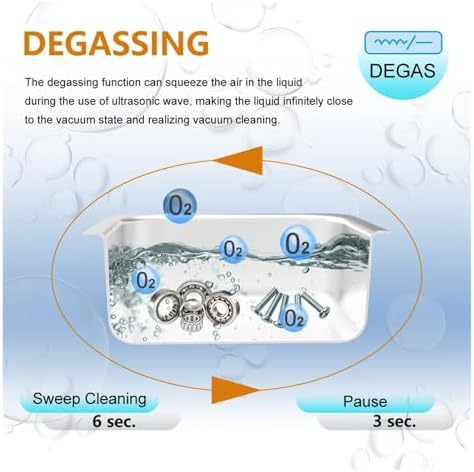 2L Ultrasonic Cleaner, 120W Digital Timer, Professional Jewelry & Coin Cleaner, Small Industrial Ultrasonic Cleaning Machine for Nail Art Tools & Accessories