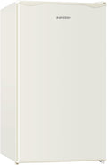 BANGSON Mini Fridge with Freezer, 3.2Cu.Ft, Single Door Small Refrigerator, Energy-efficient, Low Noise, Mini fridge for Bedroom Dorm and Office, Cream White