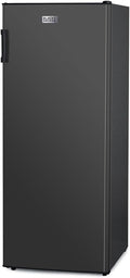 BLACK+DECKER 8.5 Cu. Ft. Upright Freezer, Stand Up Freezer with Mechanical Temperature Control, Freezer Upright with 3 Shelves and 4 Door Bins, Manual Defrost, R600a Refrigerant, BUF850LB, Black