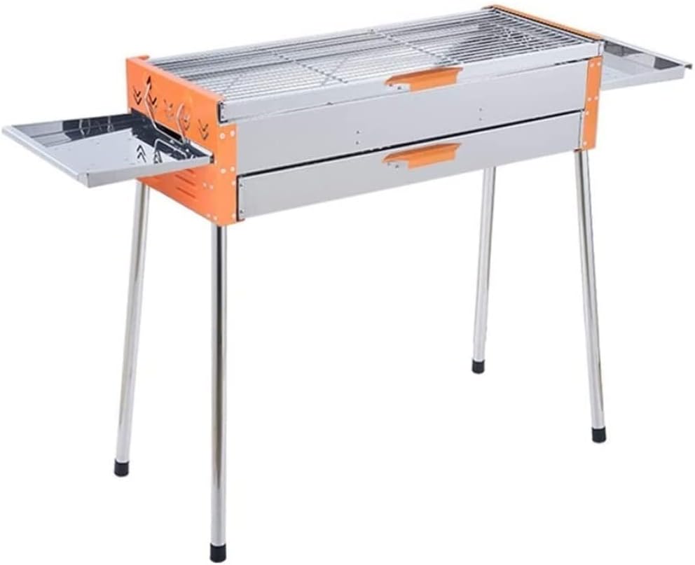 IRYZE Portable Charcoal Grill BBQ Grill Stainless Steel Barbecue Grill Outdoor Portable Charcoal Camping Barbecue Stove Barbecue Grill BBQ Grill for Outdoor