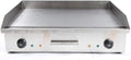 Commercial Electric Griddle 110V 4400W Electric Flat Top Griddle Non-Stick Teppanyaki Grill, 29'' x 16'' Cooking Plate, Stainless Steel Restaurant Electric Countertop Griddle Tabletop Grill