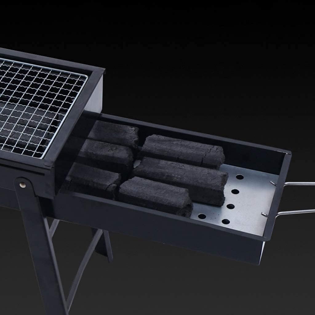 IRYZE Portable Charcoal Grill Portable Charcoal Barbecue Grill Stainless Steel Folding BBQ Charcoal Grill for Outdoor Cooking Camping BBQ Grill for Outdoor