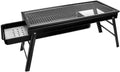IRYZE Portable Charcoal Grill Portable Charcoal Barbecue Grill Stainless Steel Folding BBQ Charcoal Grill for Outdoor Cooking Camping BBQ Grill for Outdoor