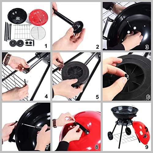 Charcoal Grills, Red
