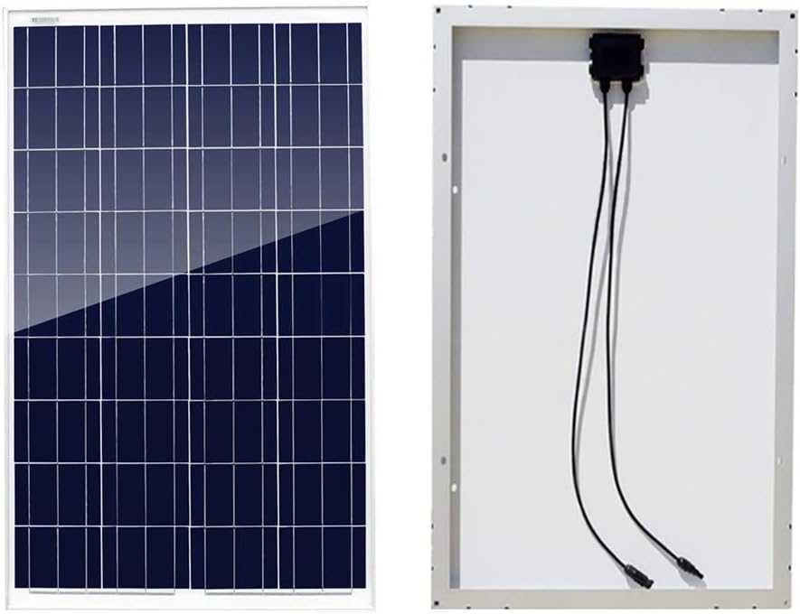 1000 Watts Solar Panel Wind Turbine Hybrid Kit: 6 pcs 100W Solar Panel +400W Wind Turbine Generator for Home House 12V 24V Battery