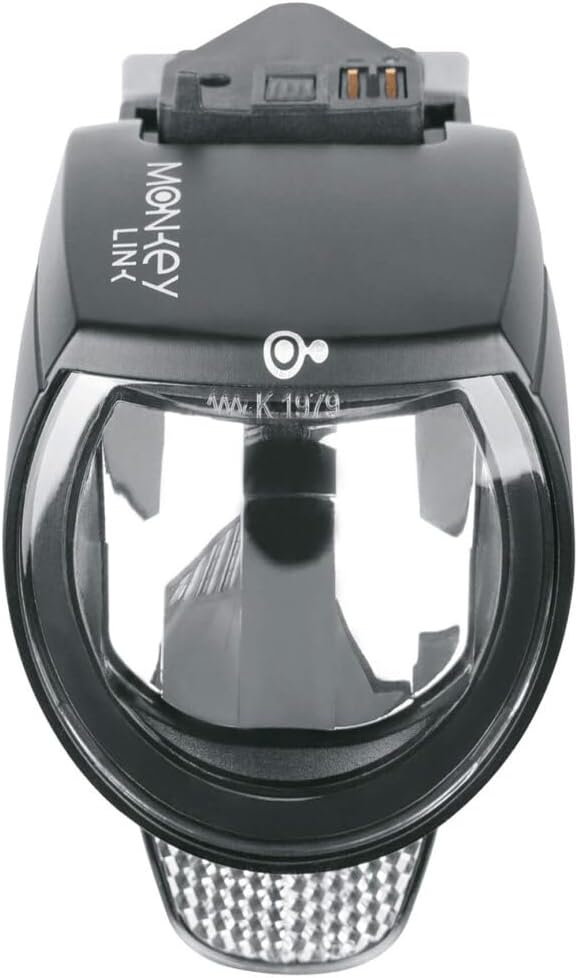 MonkeyLink SkyeLight Front Connect 60 Lux Front Light for E-Bikes with BlueDoc (MonkeyLink Interface), Black