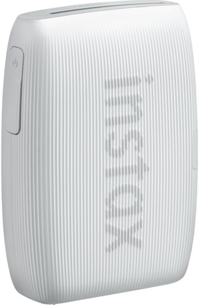 Fujifilm INSTAX Mini Link 3 Smartphone Printer | Clay White Bundled with INSTAX Mini Instant Film | 20 Exposures + Instax Mini Album, Borders, Stickers & Clips + Microfiber Cleaning Cloth (4 Items)