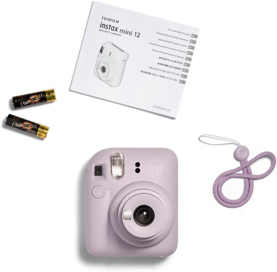 Fujifilm Instax Mini 12 Instant Camera with 40 Shot Film Pack - Lilac Purple