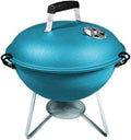 IRYZE Portable Charcoal Grill Portable Charcoal Grill Outdoor BBQ Grill Backyard Cooking Stainless Round Small Barbecue Grill Stove BBQ Grill for Outdoor (Color : Blue)