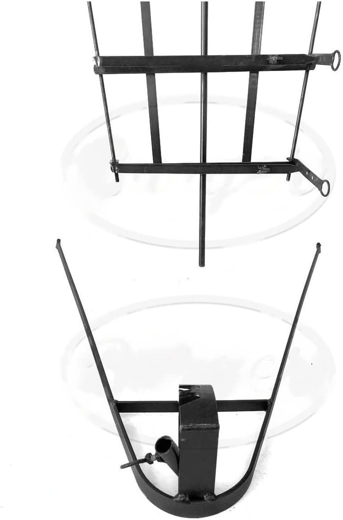Heavy duty Iron Cross Argentinian asador grill Made in Argentina - Premium Argentine Grill - Parrilla Asado (48 in)