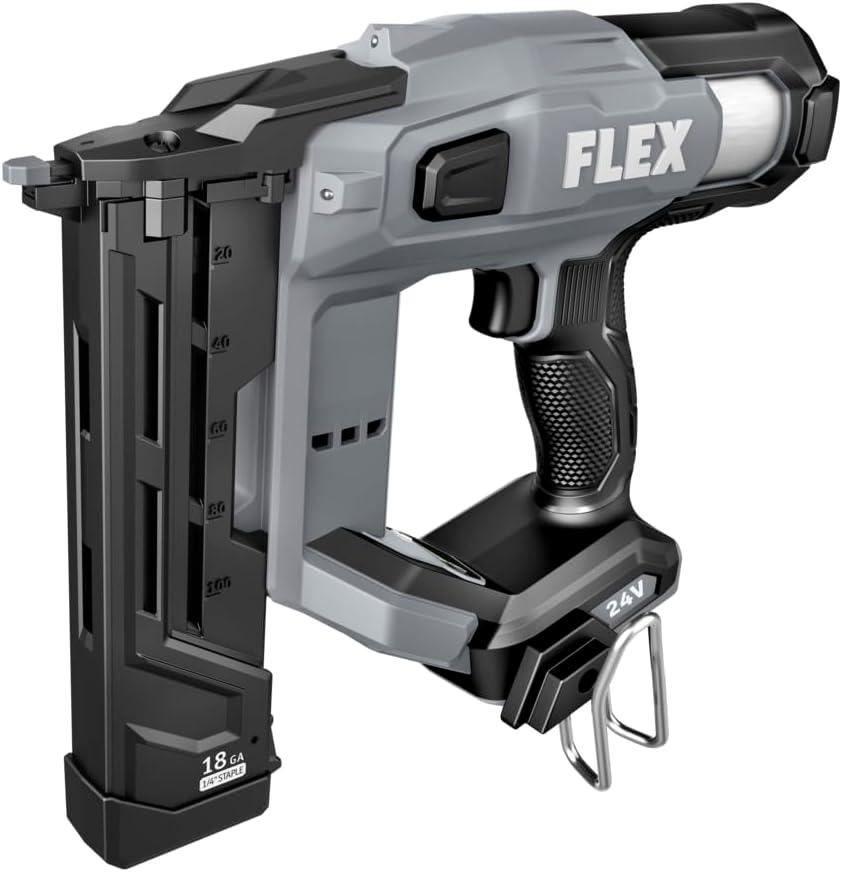 FLEX 24V Brushless 1/4-inch Narrow Crown Stapler Tool Only - FX4511-Z