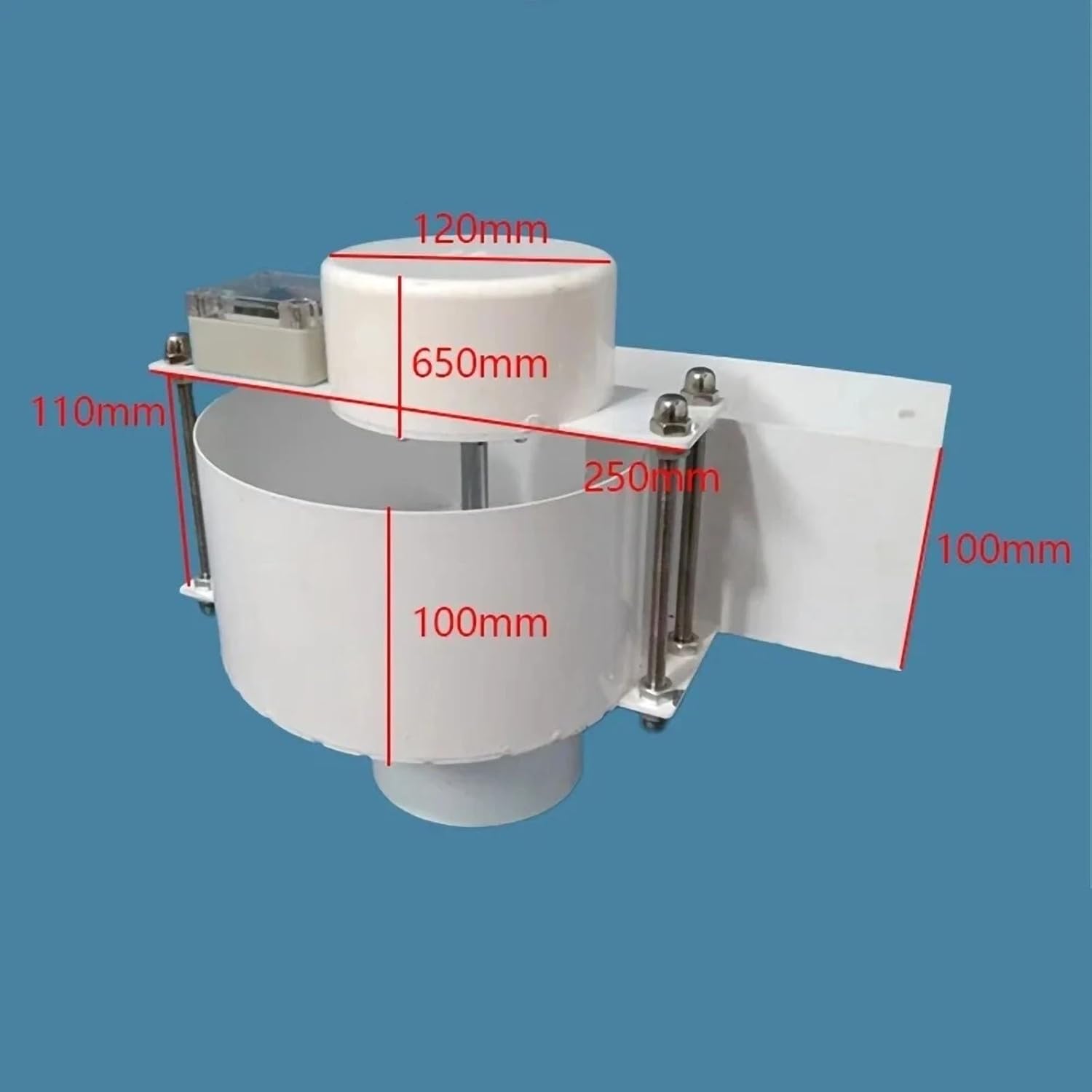 150W Micro Axial Flow Hydro Generator, Low Head Permanent Magnet Water Turbine Generator For Spiral Flow Hydropower Systems