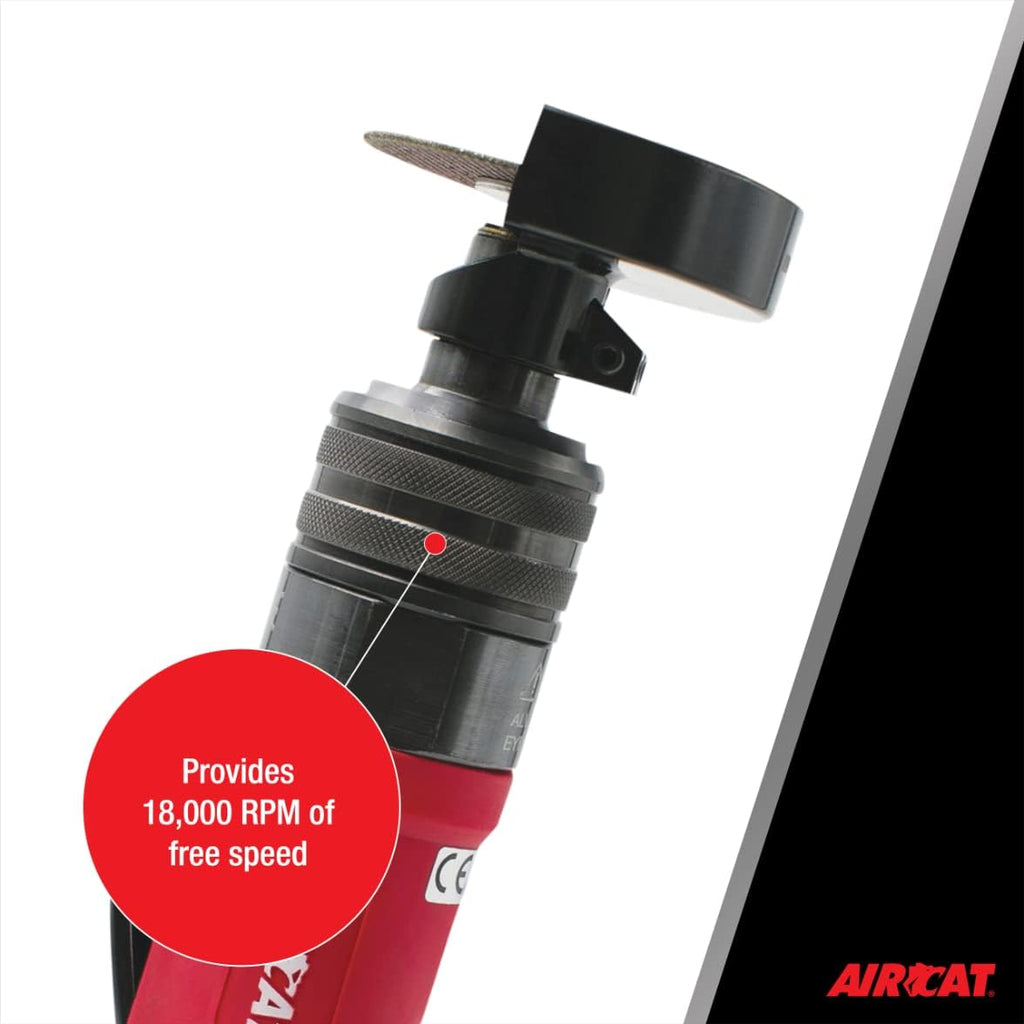 AIRCAT Pneumatic Tools 6530: .5 HP 3-Inch Flex Head Cut-Off Tool 18,000 RPM Free Speed
