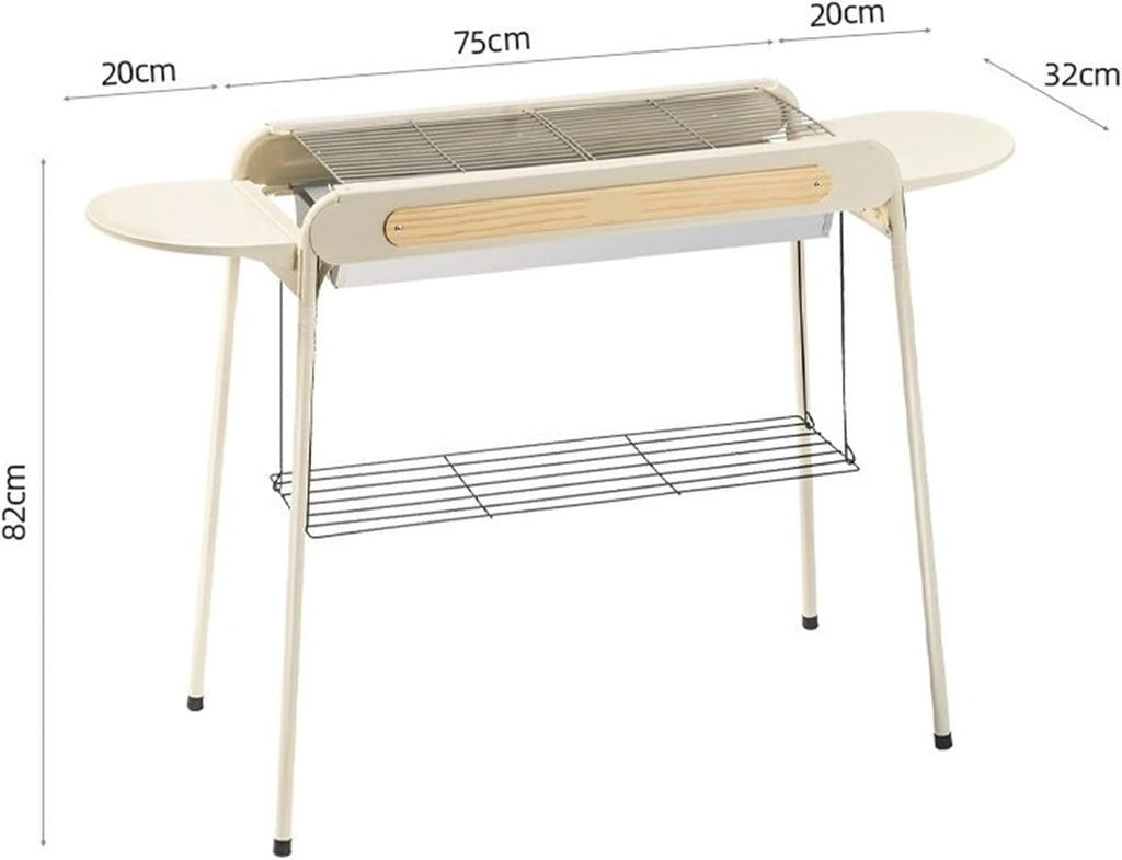 Portable Charcoal Grill Outdoor Barbecue Grill Portable Charcoal Grill Foldable Grill for Camping BBQ Grill for Outdoor