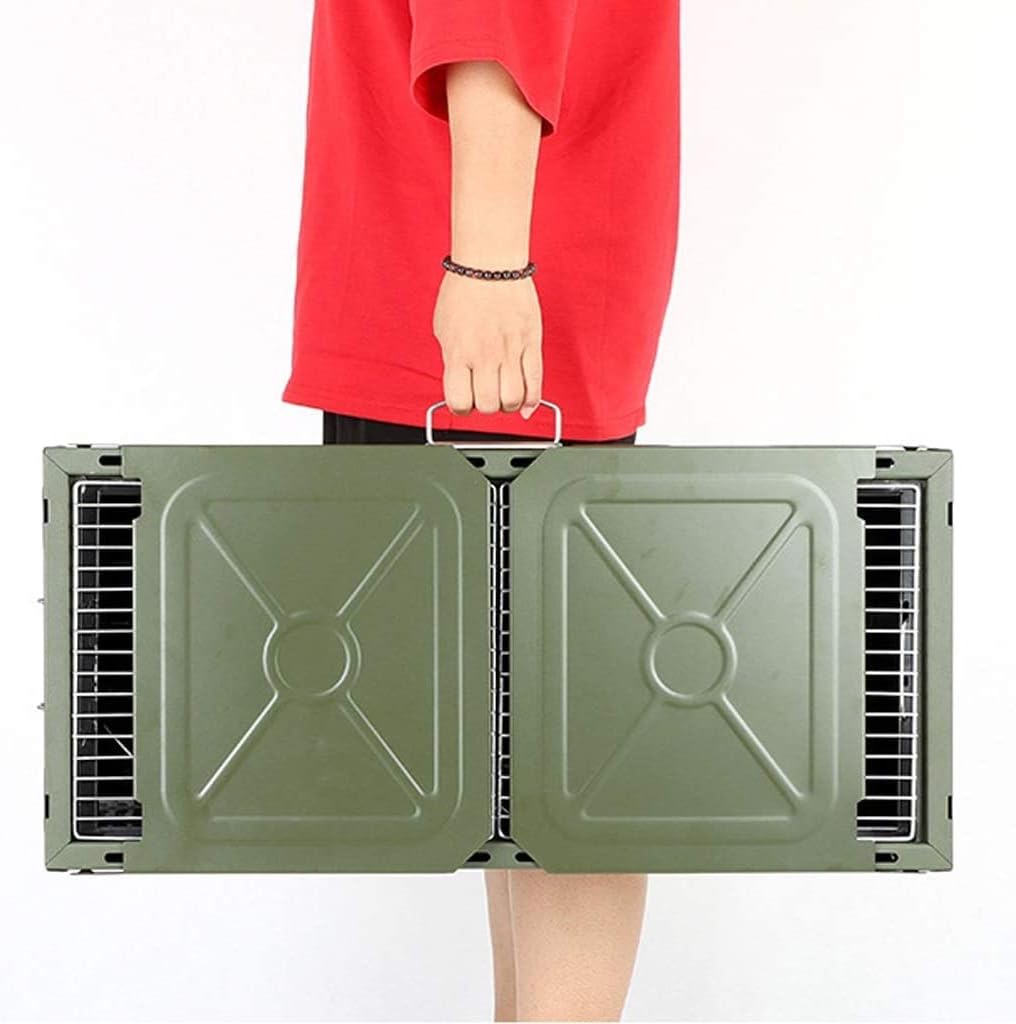 Portable Charcoal Grill Portable BBQ Grill Thickened Large Barbecue Grill Home BBQ Barbecue Outdoor Charcoal Grill for 5 People BBQ Grill for Outdoor