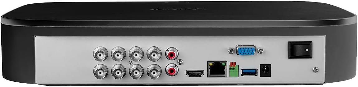 Lorex 4K Security Camera System, Ultra HD Indoor/Outdoor Wired Bullet Cameras with Motion Detection Surveillance, Active Deterrence and Smart Home Compatibility, 2TB 8 Channel DVR, 4 Cameras