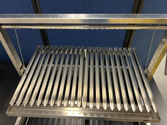 Santa Maria Grill Built in BBQ Cooking Grill -Argentine Barbecue V grate adjustable height