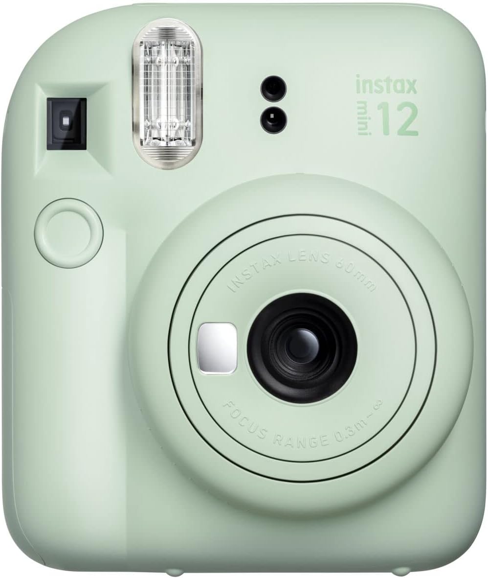 Fujifilm Instax Mini 12 Instant Film Camera Bundle with Accessories (Mint Green)