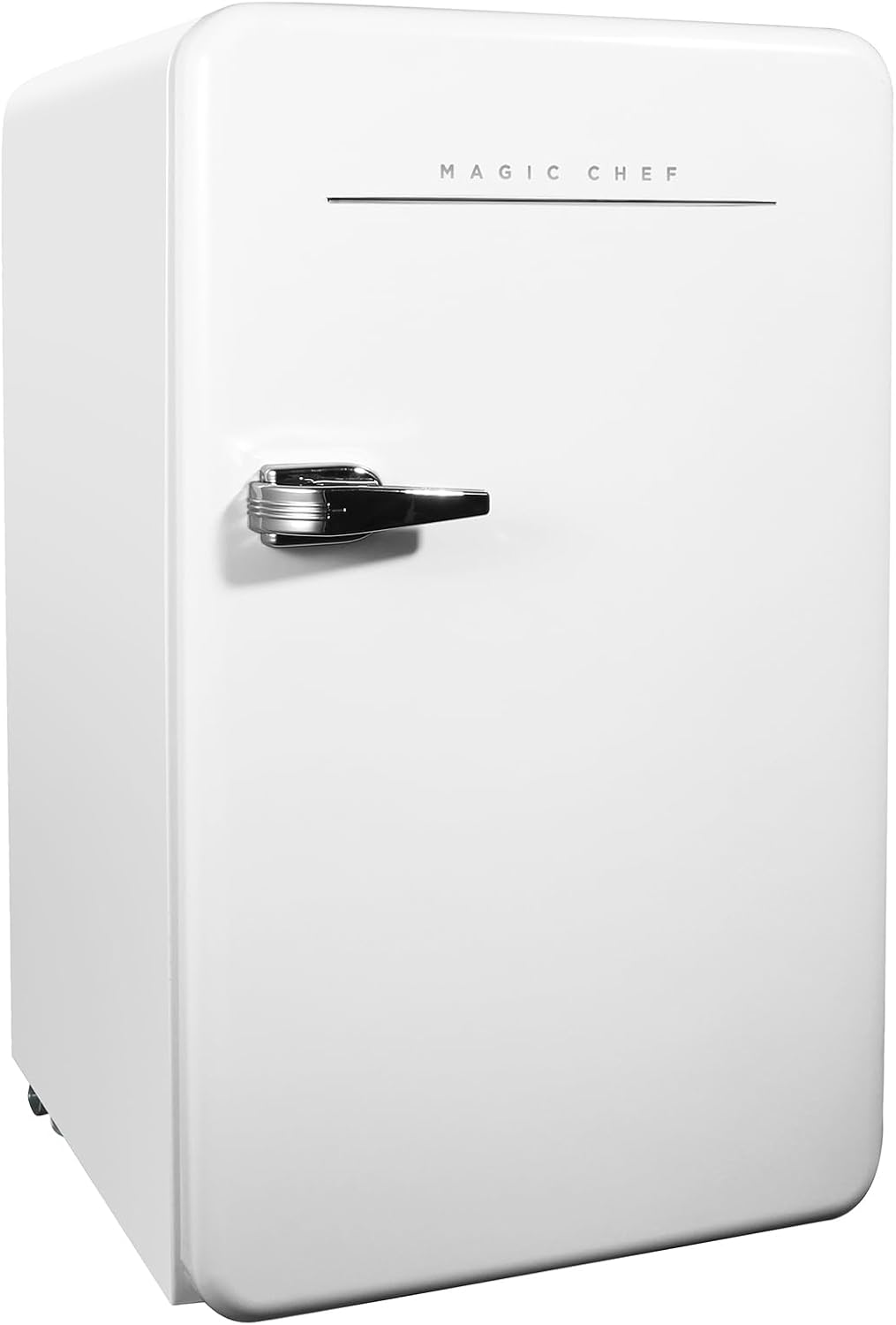 Magic Chef 17.5 in. 3.2 cu.ft. Retro Mini Refrigerator in White, without Freezer