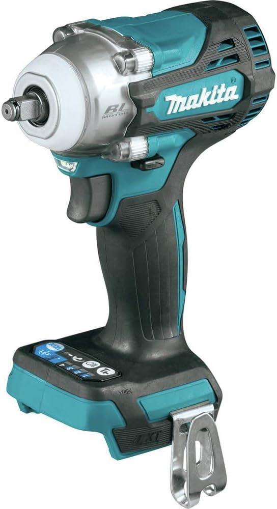 Makita XWT16Z 18V LXT® Lithium-Ion Brushless Cordless 4-Speed 3/8' Sq. Drive Impact Wrench w/Friction Ring Anvil, Tool Only