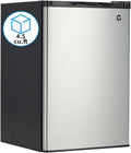 GarveeHome 4.5 Cu.Ft Mini Fridge with Freezer, Low Noise< 38dB, Compact Refrigerator w/Reversible Door, Adjustable Thermostat Energy-Efficient, Small Fridge for Bedroom, Office, Dorm
