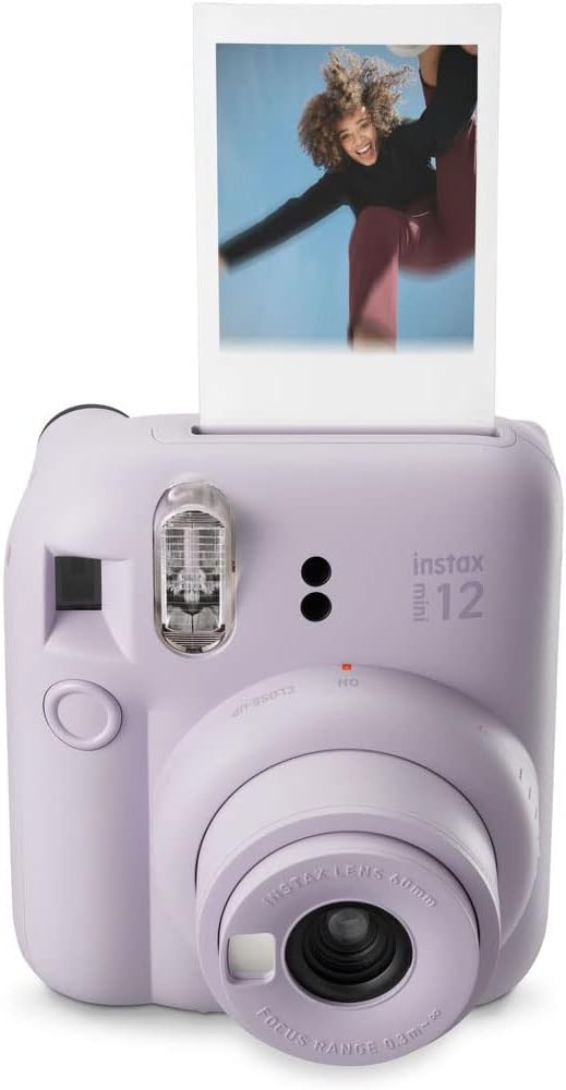 Fujifilm Instax Mini 12 Instant Camera with 40 Shot Film Pack - Lilac Purple