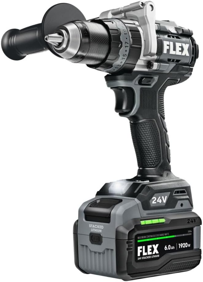 2 Tool Combo Kit,Hammer Drill w/Turbo & Eject Impact Drvr