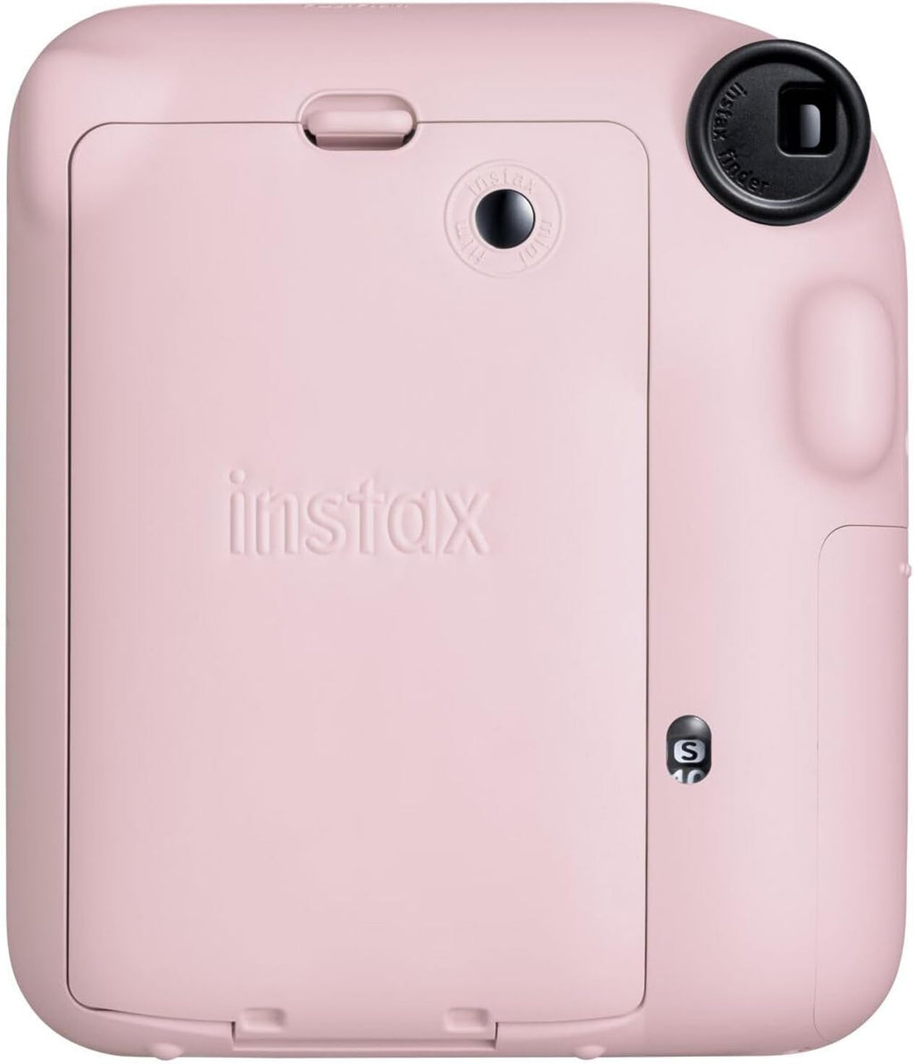 Fujifilm Instax Mini 12 Instant Camera Blossom Pink Bundle with Fuji Instax Mini Film Value Pack (40 Sheets) + Protective Carrying Case + Photo Album + Microfiber Cleaning Cloth