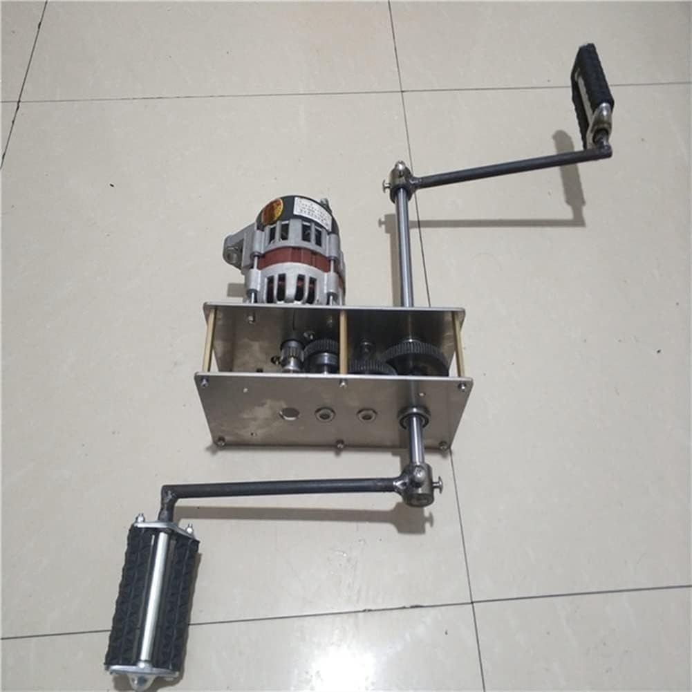 800W/2000W High Power Pedal Generator, AC Permanent Magnet Brushless Generator, DIY Generator With Voltage Stabilizer For Battery Emergency Charging