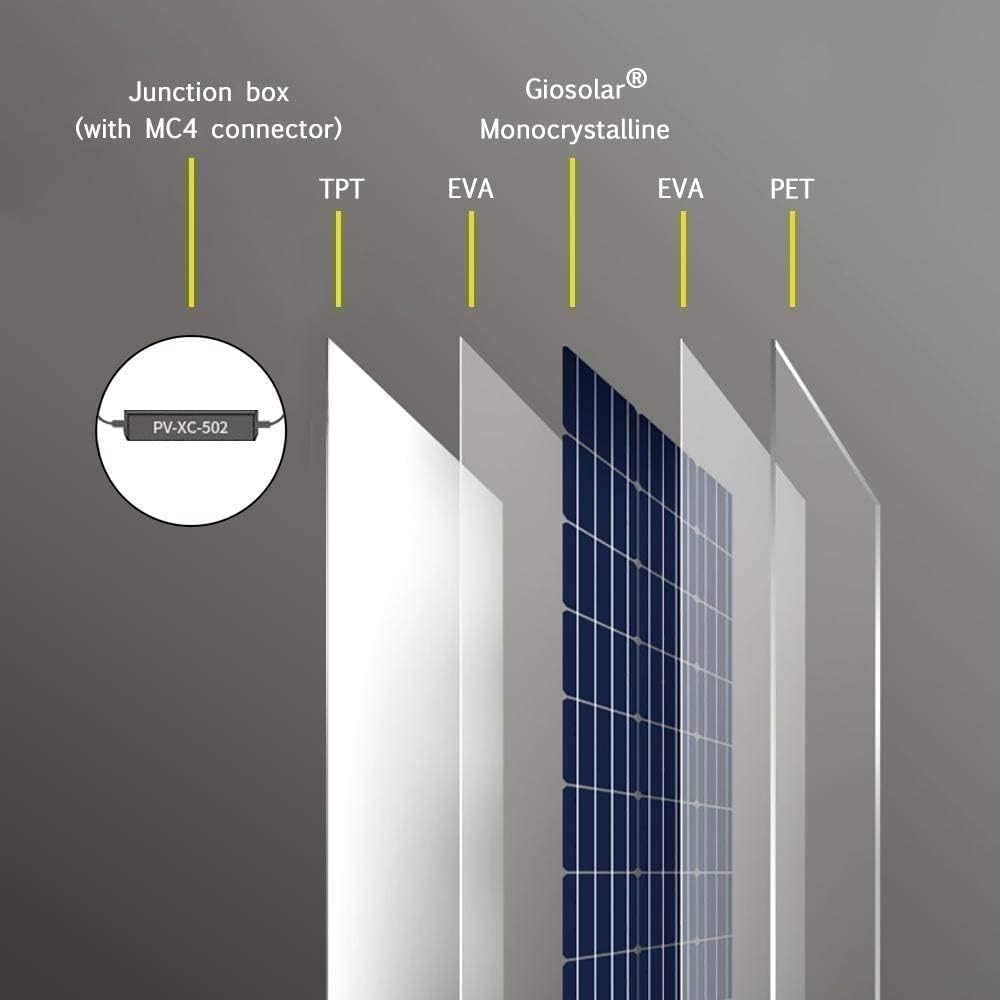 Portable Solar Panels 500W Solar Panel Kit 12V Battery Charger with 400W Wind Generator + 1Pc 100W Flexible Pv Panels, for Caravan RV Boat Camper,Off Grid Applications(900w(400w Wind+500w Solar))
