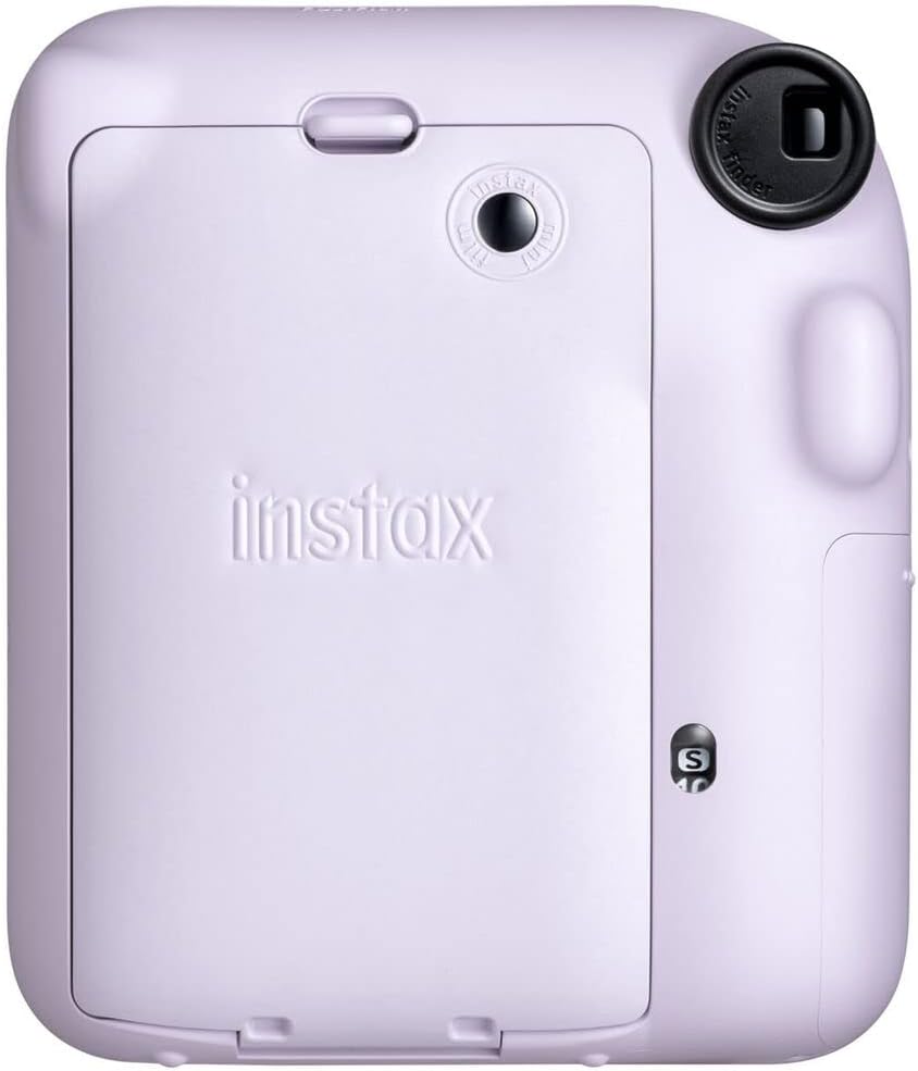 Fujifilm Instax Mini 12 Instant Camera Lilac Purple Bundle with Fuji Instax Mini Film Value Pack (40 Sheets) + Protective Carrying Case + Photo Album + Microfiber Cleaning Cloth